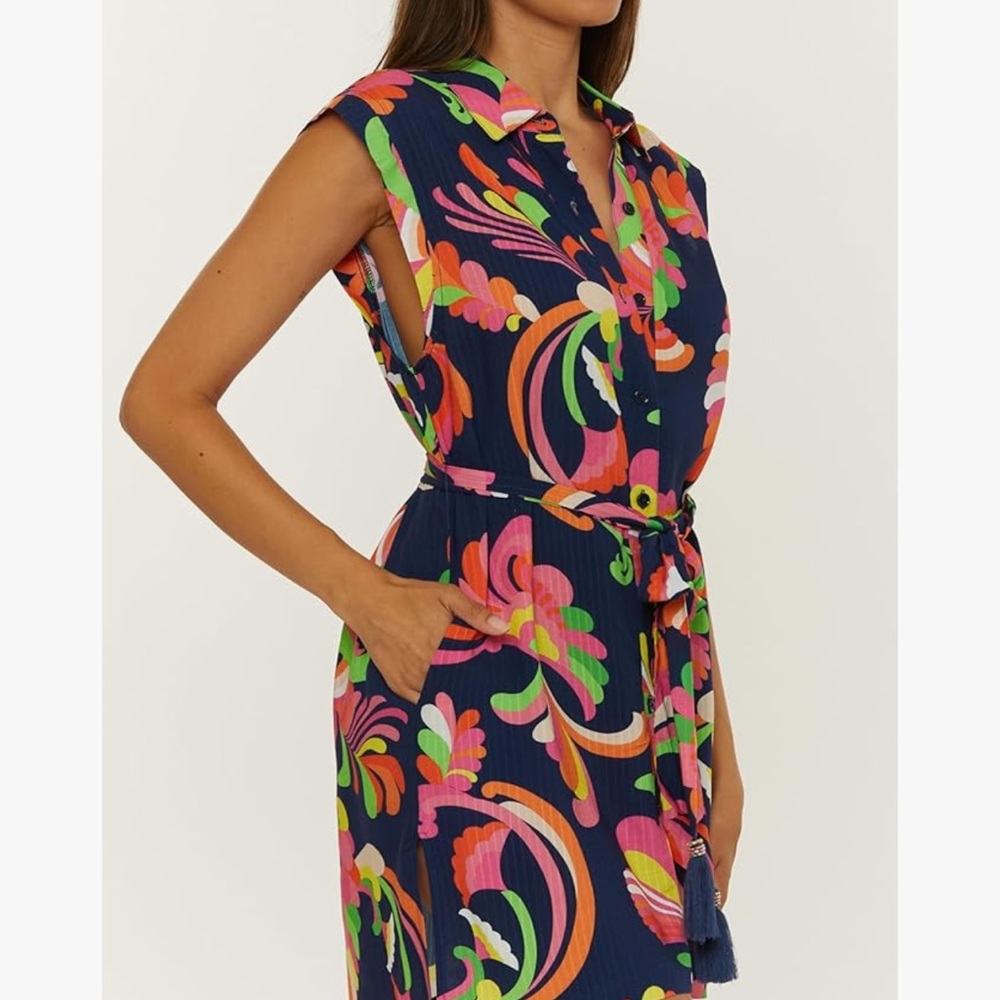 Trina Turk Multicolor Floral Dress